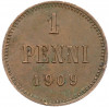 1 пенни 1909 года Русская Финляндия