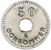 Игровой жетон «50 сантимов» 1902-1937 года Франция