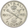 1 флорин 1951 года Австралия «50 лет Федерации»