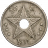 20 сантимов 1911 года Бельгийское Конго