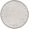 100 лир 1958 года Ватикан
