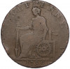 Токен 1/2 пенни 1789 года Великобритания (Чешир-Макклсфилд)