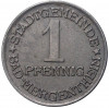 1 пфенниг 1920 года Германия — город Мергентхайм (Нотгельд)