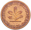 1 пфенниг 1979 года J Западная Германия (ФРГ)