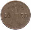 1 рейхспфенниг 1933 года A Германия