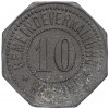 10 пфеннигов 1917 года Германия — город Виссинг (Нотгельд)
