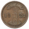 2 рентенпфеннига 1924 года A Германия