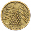 5 рейхспфеннигов 1925 года D Германия