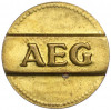 Счетный жетон энергокомпании AEG Германия (27 точек)