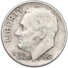 1 дайм (10 центов) 1956 года США