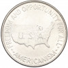 1/2 доллара (50 центов) 1952 года США «Джордж Вашингтон Карвер и Букер Талиафер Вашингтон»