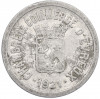10 сантимов 1921 года Франция — город Эвре (Нотгельд)