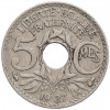 5 сантимов 1937 года Франция