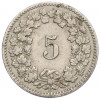5 раппенов 1907 года Швейцария