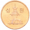 10 вон 2007 года Южная Корея