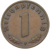 1 рейхспфенниг 1937 года F Германия
