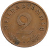 2 рейхспфеннига 1938 года A Германия