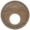 2 рейхспфеннига 1939 года D Германия