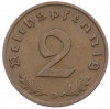 2 рейхспфеннига 1939 года D Германия