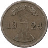 2 рентенпфеннига 1924 года A Германия