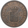2 сентимо 1905 года Испания