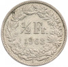 1/2 франка 1963 года Швейцария