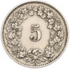 5 раппенов 1881 года Швейцария