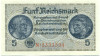 5 рейхсмарок 1940 года Германия (Для окупированных территорий)