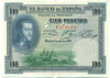 100 песет 1925 года Испания (Гашение)