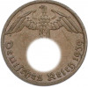 1 рейхспфенниг 1939 года A Германия