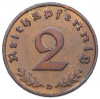 2 рейхспфеннига 1936 года D Германия