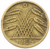 5 рейхспфеннигов 1925 года D Германия