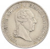 1/6 талера 1827 года Саксония «Смерть Короля Фридриха Августа I»