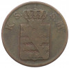 2 пфеннига 1851 года Саксония