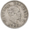 50 чентезимо 1863 года Италия
