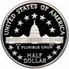 1/2 доллара (50 центов) 1989 года S США «200 лет Конгрессу»