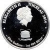 5 долларов 2014 года Токелау «Желтоперый тунец»