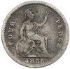 4 пенса 1855 года Великобритания