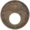 1 рейхспфенниг 1937 года F Германия