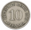 10 пфеннигов 1900 года A Германия