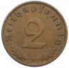 2 рейхспфеннига 1936 года D Германия