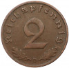 2 рейхспфеннига 1938 года D Германия