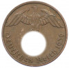 2 рейхспфеннига 1939 года D Германия