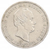 1/6 талера 1854 года Саксония «Смерть Короля Фридриха Августа II»