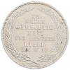 1/6 талера 1854 года Саксония «Смерть Короля Фридриха Августа II»