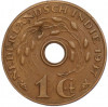 1 цент 1937 года Голландская Ост-Индия