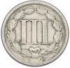 3 цента 1865 года США