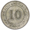 10 центов 1927 года Стрейтс Сетлментс