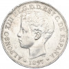 1 песо 1897 года Испанские Филиппины