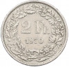 2 франка 1970 года Швейцария